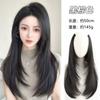 Extensión de Cabello Larga Recta en Forma de U de una Sola Pieza con Capas Altas, Postizo Natural Sin Costuras Curvado Hacia Adentro para Mayor Volumen, Invisible y Voluminoso