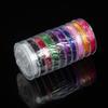 Venta al por mayor de fábrica hilo elástico plano de seda 0.8 mm Hilo Wen play color 10 m Hilo de cristal hilo para abalorios resistente al desgaste DIY tejido