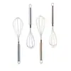 Batedor de Ovos Manual de Aço Inoxidável Personalizado 8 polegadas 10 polegadas 12 polegadas Ferramenta Moderna para Assar Batedor de Creme Misturador Portátil