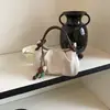 Bolso de Mano Plisado Nube de Moda Estilo Coreano para Mujer 2026 Verano Nuevo Bolso de Hombro Cruzado Retro para Viaje