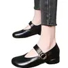 Zapatos Mary Jane estilo francés, nuevo modelo otoño 2026, piel suave, cómodos, versátiles, retro, de corte bajo, zapatos de piel con suela blanda para madres