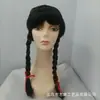 Peruca de fibra de alta temperatura com rede de rosa, exclusivamente para transmissões ao vivo do Douyin e Kuaishou, preço especial para apresentadores, peruca com rede de rosa