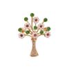 Temperamento de flor vermelha Broche de alta qualidade Feminino Planta de alta qualidade Flor Bambu Corsage de alta qualidade Pin Terno Acessórios