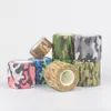 Vendaje autoadhesivo elástico de camuflaje para exteriores, tela no tejida, protección de tobillo, cinta elástica, cámara de tatuaje, fotografía, camuflaje