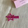 Horquilla de estrella de metal color caramelo para mujer, con flequillo frontal, horquilla dulce, pinza para el pelo roto, pinza para el pelo de pico de pato, tocado, accesorios para el cabello
