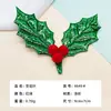 Dibujos Animados de Papá Noel Pegatinas de Tela para Ropa Moda Lindo Árbol de Navidad Pegatinas de Tela Decoración para Ropa y Bolsas Etiquetas Bordadas Venta al por Mayor
