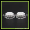 Crema Blanca 5G Botella de Crema Muestra 5ml Caja de Belleza Caja Cosmética Botella de Crema para Mascarilla Facial