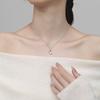 Plata Esterlina S925 Lujo Accesible Francés Asimétrico Perla Natural Collar Aretes Diseño de Moda Niche Elegante para Mujer