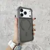 Funda Magnética Fuerte Anticaídas Cuadrada con Tacto de Piel Compatible con Apple 11/13 Rojo Cereza 18PRO/17PRO Moderna 16