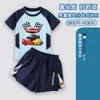 2026 Novo Traje de Banho Infantil do Relâmpago McQueen Conjunto de Roupa de Banho Duas Peças para Meninos Pequenos Secagem Rápida