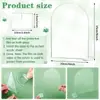 Arco Semicírculo Transparente Acrílico con Base Número de Asiento Digital DIY Adornos en Blanco para Fiesta Número de Mesa de Boda