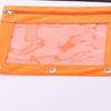 Estojo de Lápis com Zíper Único e Três Furos Bolsa Transparente de PVC para Arquivo com Fichário Removível B5 Bolsa de Arquivo de Tecido Oxford com Três Furos