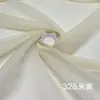 En Stock 1515 Tela de Organza Imitación Seda, Suave y Sedosa, Forro Mate, Bordado de Encaje, Tela Lolita