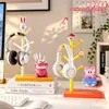 Almacenamiento en forma de árbol dos en uno soporte para teléfono adorno sala de estar caricatura Kirby jugador moderno decoración del hogar regalo