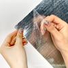 Rollo Adhesivo Papel Tapiz de Lino Pegatina de Pared Molde de Aluminio Impermeable y Anti-Suciedad Pared de Fondo Dormitorio Inodoro Preferido Transfronterizo Creatividad