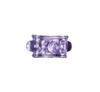 En el conjunto de cuentas, cuentas duras, partículas grandes, anillo de bloqueo, divertido anillo de bola de dragón masculino, conjunto de cristal, suministros para adultos