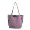 Bolsa tote de lona lavável de grande capacidade estilo coreano e japonês para mulheres, novo modelo 2026, bolsa de ombro para o dia a dia, bolsa versátil para estudantes