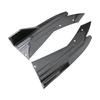 Modificación de Coche Esquina Trasera Pala Trasera Pequeño Contorno Placa Protectora Fibra de Carbono Transferencia de Agua Labio Trasero Spoiler Decorativo Protector de Esquina Universal
