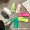 Novas Chinelos EVA Cor de Doce Femininos Verão Uso Interno e Externo Simples Combinação Total Sandálias Casuais e Chinelos