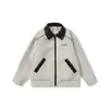 Chaqueta de Solapa con Bloques de Color de Lana Texturizada de Gama Alta para Hombre, Nuevo Estilo de Otoño, Chaqueta Piloto Holgada Fresca para Hombre