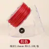 Cuerda Redonda Encerada en Caja para Manualidades Tejido a Mano Cuerda para Collar Cordón No Descolorante Cuerda de Cera para Pulsera Cadena para Colgar