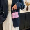 Moda Transfronteriza Multicolor Verano Transparente Personalizado Bolso de Hombro 2025 Nuevo Portátil Bandolera Pequeño Bolso Cuadrado Comercio Exterior