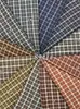 Nuevo tejido de cuadros TR tejido para otoño/invierno, falda JK, ropa para niños, ropa para mujer, camisa, tejido de cuadros, teñido en hilo, ropa casual, en stock