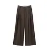 Europa y Estados Unidos ropa de mujer transfronteriza al por mayor 20205 Festival de Primavera nuevo viaje chaleco con decoración de cinturón chaleco pantalones de cintura alta de doble pliegue traje casual