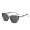 Gafas de Sol Transfronterizas Europeas y Americanas 2025 Gafas de Sol Ovaladas Ojo de Gato para Mujer Gafas de Sol con Montura Grande Personalizadas de Moda Gafas de Sol