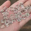 Botón Acompañante de Cristal Blanco Piezoeléctrico Barril Cuentas Dulces de Gelatina Pulsera con Forma Especial Pulsera Collar Accesorios para Joyería DIY