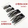 Presilha Pente Preto para Cabelo Feminino, Presilha para Franja Lateral, Acessório de Cabelo, Grampo para a Nuca, Presilha para Cabelo Solto