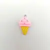 Accesorios de joyería de resina con temática de helado: Collares, pulseras, colgantes, llaveros y dijes para fundas de teléfono para hacer tú mismo