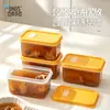 BNBSOficina Lonchera Contenedor de Sopa Apto para Microondas Material de Grado Alimenticio PP Refrigerar Congelar Multiusos