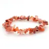 Pulsera de Grava de Cristal Natural Xiyin Transfronteriza de Amazon Ágata Jade Pulsera de Piedra Irregular Joyería al por Mayor