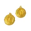 Venta al por mayor de Collares de Estilo Étnico y Cadenas para Suéter con Colgantes de Doble Cara con Diseños de Buda y Demonios, Inspirados en Técnicas Tradicionales Antiguas de Orfebrería