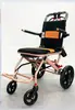 Venta al por mayor de fabricante silla de ruedas para avión, ligera, plegable, compacta, conveniente, silla de ruedas ultraligera para personas mayores, simple para uso doméstico