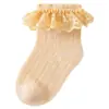 25 Calcetas de Verano para Bebé Niños Calcetas Delgadas de Encaje Estilo Princesa Ballet Lindas Calcetas de Bebé Borde de Encaje