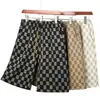 2026 Nuevos Pantalones Cortos para Hombre Estilo Americano Marca de Moda Diseño Delgado Nicho Sueltos Talla Grande Deportivos Casuales Pantalones de Cinco Puntos