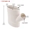 Accesorios de tubería plana de PVC para drenaje de baño, cocina y balcón; accesorios de tubería ovalados; drenaje de piso; dispositivo de reubicación de inodoro; 75, 110, 50