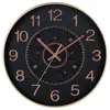 Reloj de Pared Silencioso con Engranajes de 12 Pulgadas (30 CM) Creativo de Moda para el Hogar Sala de Estar Reloj Digital 3D Venta al por Mayor