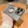 Funda para teléfono 14 con chapado transparente brillante japonés y coreano iphone13 para Apple 12Promax película para lente 11