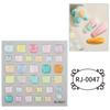 Zhengxiang Transfronteiriço 2023 Adesivos para Nail Art Embossados 5D Desenho Animado Cyber Vermelho Amor DIY Adesivos de Unha Infantis Personalizados Atacado