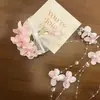Nuevos Colores Flor Phalaenopsis Pinza de Pato Pinza para el Cabello en la Parte Posterior de la Cabeza para Mujer Pinza Horizontal Lateral Pasador