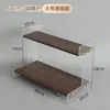 Estante de Almacenamiento de Escritorio Acrílico Estante de Almacenamiento de Cosméticos para Tocador Gabinete de Exhibición para Taza de Agua Doméstica, Taza de Té, Taza de Café