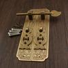 3 x 15cm ciruelo orquídea bambú crisantemo manija de puerta de gabinete retro chino cobre puro antiguo mueble chino manija de cobre puro gabinete