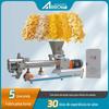 A linha de produção automática flocos de milho do cereal do café da manhã do equipamento de sopro do círculo do arco-íris inchado a máquina automática da produção do alimento