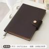 Caderno A5 com Fivela Espessado Nota Couro Macio Simples Livro de Registros de Escritório Diário Pode Ser Personalizado com Impressão de Logo