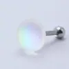 Aretes de gato ojo esmerilado para lóbulo de la oreja y cartílago, color caramelo, semicírculo, joyería para perforaciones corporales, en stock, venta al por mayor Amazon