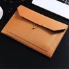 A4 Bolsa de Archivo de Cuero de Gran Capacidad Bolsa para Almacenamiento de Datos de Oficina de Negocios Carpeta de Cuero Multifuncional Bolsa de Archivo