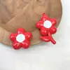 Perlas Perforadas con Agujero Vertical de Girasol Pintado en Acrílico Materiales para Accesorios de Joyería Colgante de Bolsa de Pulsera Llavero